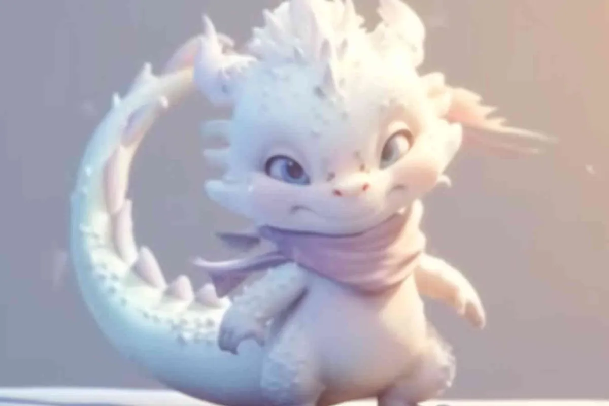 ip image, full body, chibi, a white little dragon, white background, natural light, 8K, best picture quality, super detail, 3D, C4D, Blender, OC renderer, ultra-high definition, 3D rendering - AI绘画作品展示 | Midjourney中文版生成