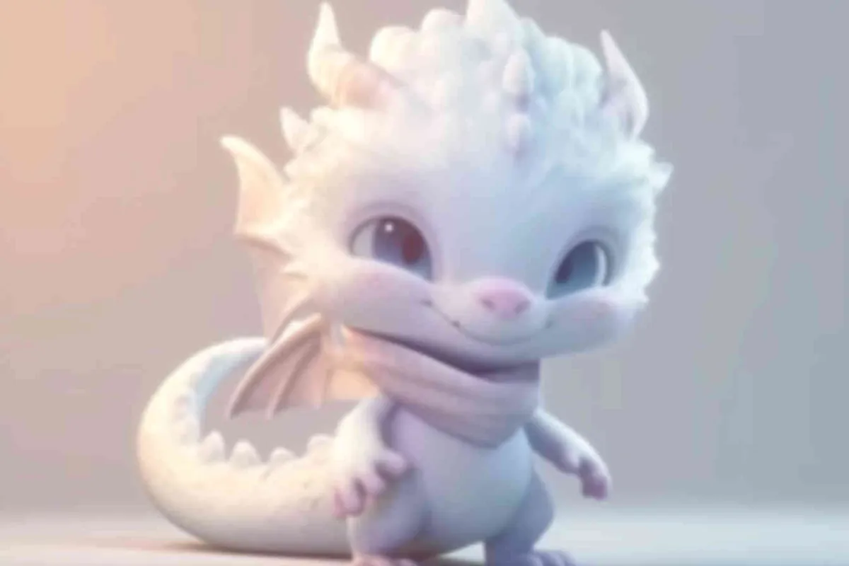 ip image, full body, chibi, a white little dragon, white background, natural light, 8K, best picture quality, super detail, 3D, C4D, Blender, OC renderer, ultra-high definition, 3D rendering - style3部分