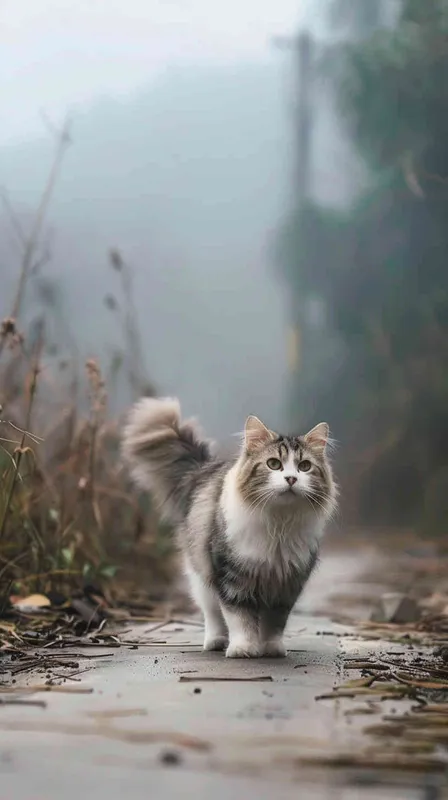 生成一张可爱猫猫去新疆旅行的照片 - AI绘画作品展示 | Midjourney中文版生成