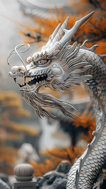 中国龙，潮流，简约设计，高品质，4k，商业用图，电商封面图 - style3部分