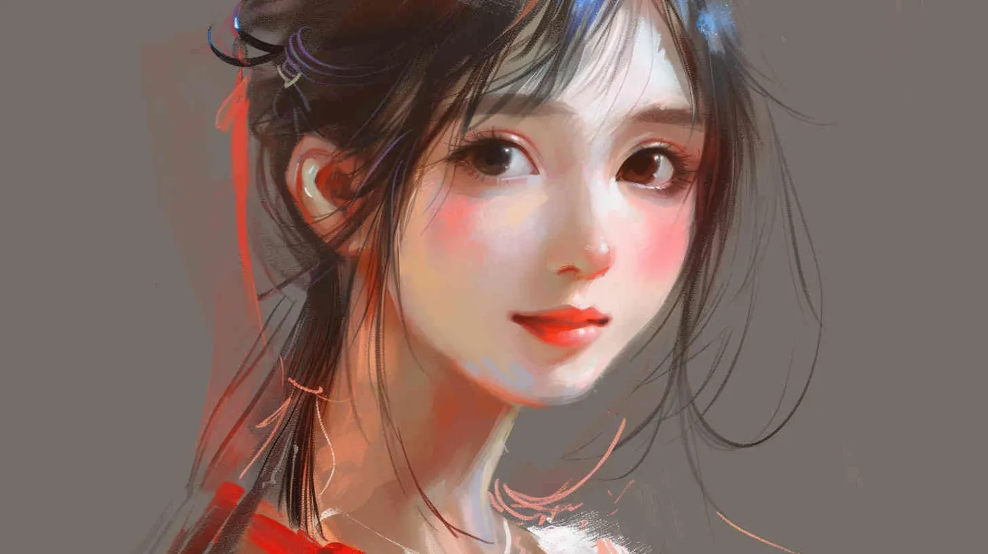 一个漂亮的亚洲女孩 - style2部分