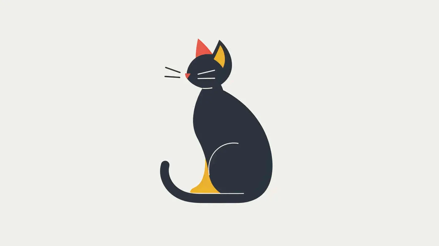 logo设计，宠物猫店，扁平化，简洁风 - style1部分