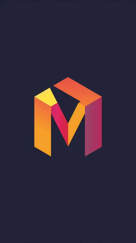 设计一个公告公司的logo,是字母M和W组成的立方体结构,2D造型,扁平化设计 - AI绘画作品展示 | Midjourney中文版生成