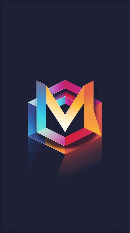 设计一个公告公司的logo,是字母M和W组成的立方体结构,2D造型,扁平化设计 - AI绘画作品展示 | Midjourney中文版生成