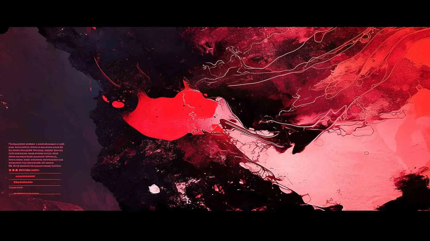 Abstract flow poster, stream of consciousness, pink, red, black color scheme, fashion magazine, big movie special effects - style1部分