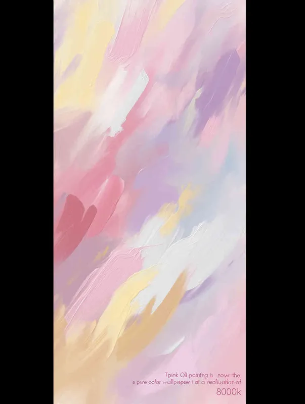 ((粉色油画系纯色壁纸))((8000k分辨率)) - AI绘画作品展示 | Midjourney中文版生成