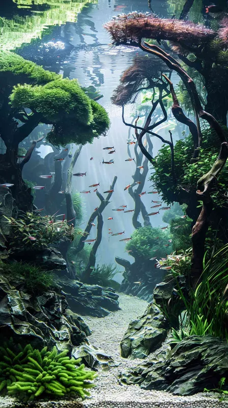 鱼缸布景 - style1部分