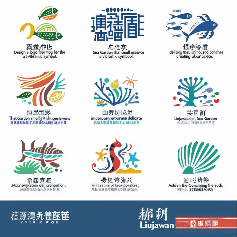 <https://s.mj.run/64ewikxfyEs> “Design a logo for Liujiawan Catching the Sea Garden that incorporates elements like tiny fish, shrimp, shells, and conches to evoke the spirit of family travel, crafting a lively and vivid emblem. The color scheme should feature a luminous blue base, enhanced with hints of green, yellow, and red. The logo should be rendered as sleek vector icons, effortlessly blending visual elements with text against a pristine white backdrop – at a 1:1 aspect ratio, version 6.0.” –ar 1:1 –iw 0.93 –v 6.0 –style raw (relaxed) (relax)
 – style4部分” class=”wp-image”/>
</figure>

</figure>
</p>


<h2 class=