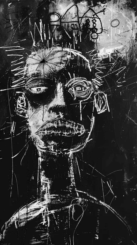 Eyes, brains, demons, bones ,Jean-Michel Basquiat - style3部分