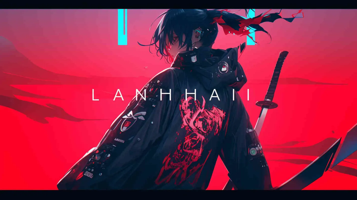 设计一款潮牌帽衫，品牌名是”LANHAI