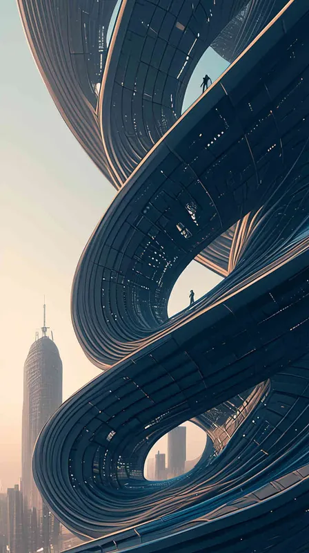 Famed architectural complex in Beijing, showcased in an illustrative manner, encompassing a picturesque vista, captured in breathtaking 8K resolution. Waist Shot(WS),Natural light,Upview --ar 9:16 --v 6.0  - style1部分