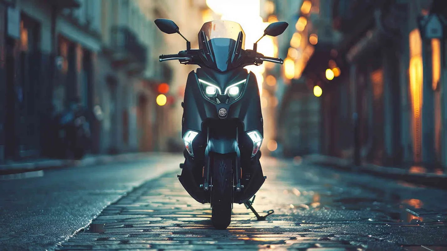 Yamaha XMAX Motorcycle - AI绘画作品展示 | Midjourney中文版生成