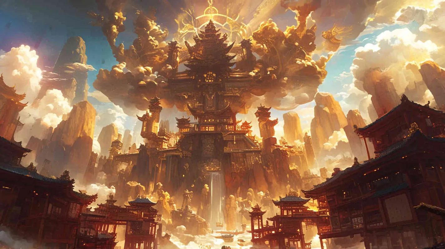 孙悟空大闹天宫的场景，可谓是一场震撼天地的壮丽画卷。

在那一天，孙悟空身披金甲，手持金箍棒，气势如虹地冲上了天宫。他的眼中闪烁着不屈的光芒，仿佛要将整个天宫都纳入自己的掌控之中。

天宫之上，云雾缭绕，仙乐飘飘。然而，这一切的宁静与和谐，在孙悟空的到来之后，瞬间被打破。 - style4部分