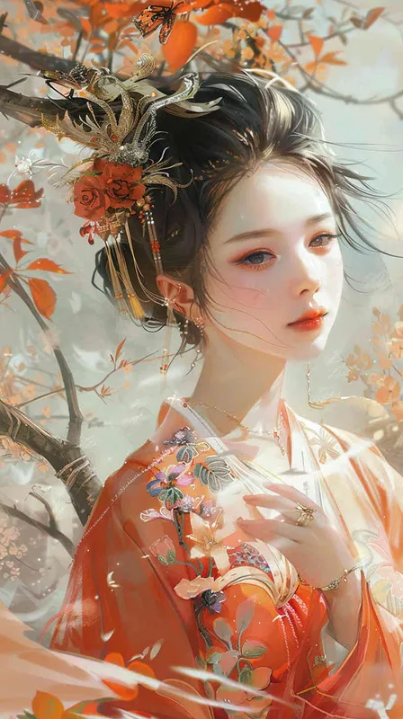 开心的亚洲女孩 - style4部分