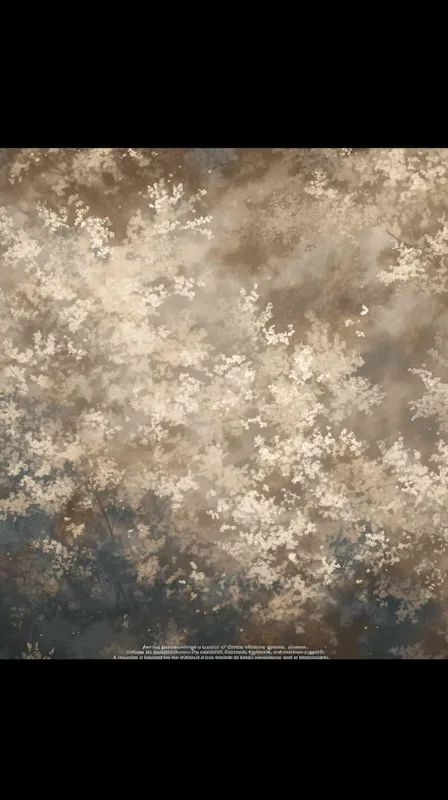 https://www.popo8.com/host/data/202404/13/10/4b82260.jpg Aerial view of dense white flowers and dark brown grasses, low angle shot, double exposure photography, hazy atmosphere, color gradient, Chinese ink painting style, fantasy art, ultrahigh definition resolution, super details, soft focus effect, natural light, symmetrical composition, smoke filled, mysterious mood --iw 2 --ar 2:1 - style2部分
