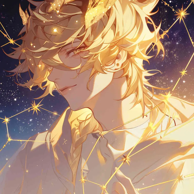 Gemini avatar, male, illustrated, warm, atmospheric, lazy, and gentle art style - style4部分