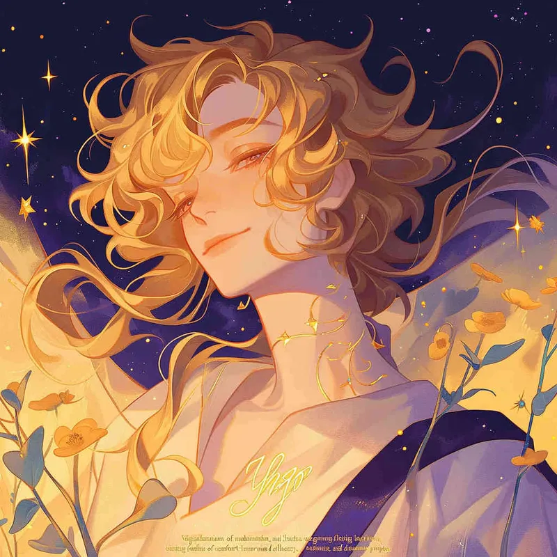 Virgo avatar, long haired girl, illustration, warm, comfortable, lazy, and soft artistic style,  purple - style3部分