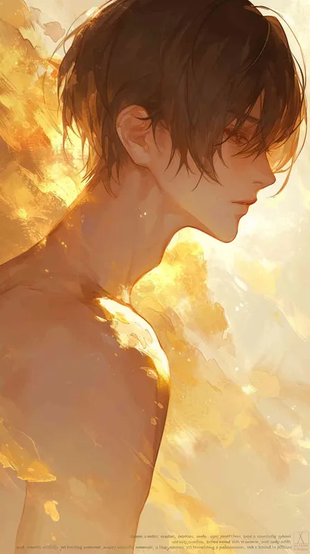 Gemini avatar, boy, short hair, illustrated, warm, atmospheric, lazy, and gentle art style, yellow  - style1部分