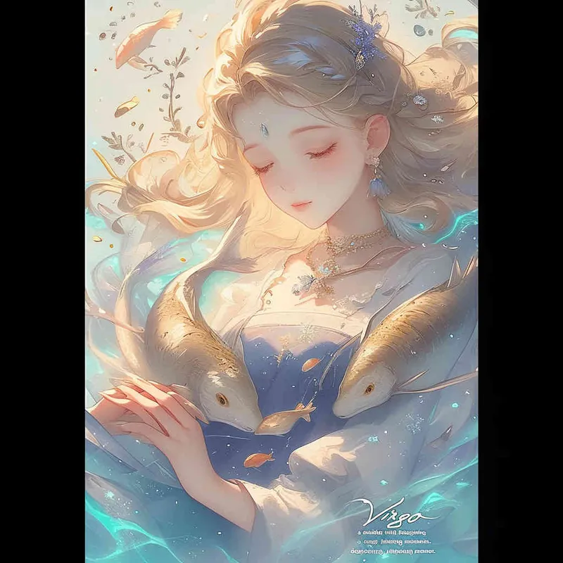 irgo avatar, long haired girl, illustration, warm, comfortable, lazy, and soft artistic style - style3部分