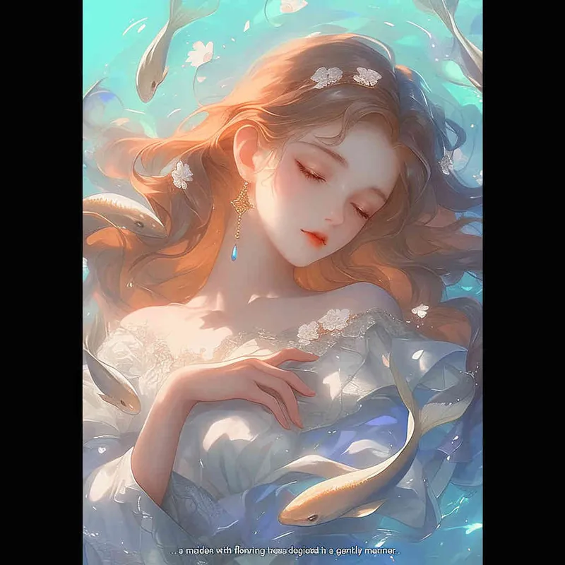 irgo avatar, long haired girl, illustration, warm, comfortable, lazy, and soft artistic style - style4部分