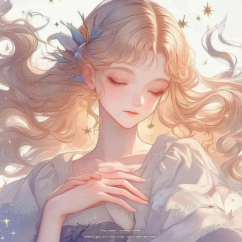 irgo avatar, long haired girl, illustration, warm, comfortable, lazy, and soft artistic style 
 - AI绘画作品展示 | Midjourney中文版生成