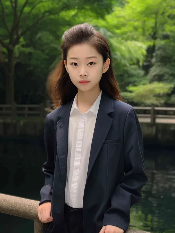 A professional headshot of a Chinese woman in a business suit. She has a confident and approachable expression. The suit is a dark color, perhaps navy or black, and she is wearing a crisp white shirt underneath. Her hair is styled neatly. The background is grey, not distracting from the subject. The lighting is soft and flattering, highlighting her features without creating harsh shadows. The photo is taken with a high-resolution camera, ensuring every detail is captured clearly. The composition is centered, with the woman's face in the middle of the frame. The photo should be hyper-realistic, highly detailed, and high-resolution 16k. --ar 3:4 --v 5.2 --style raw --q 2 --s 250 - style2部分
