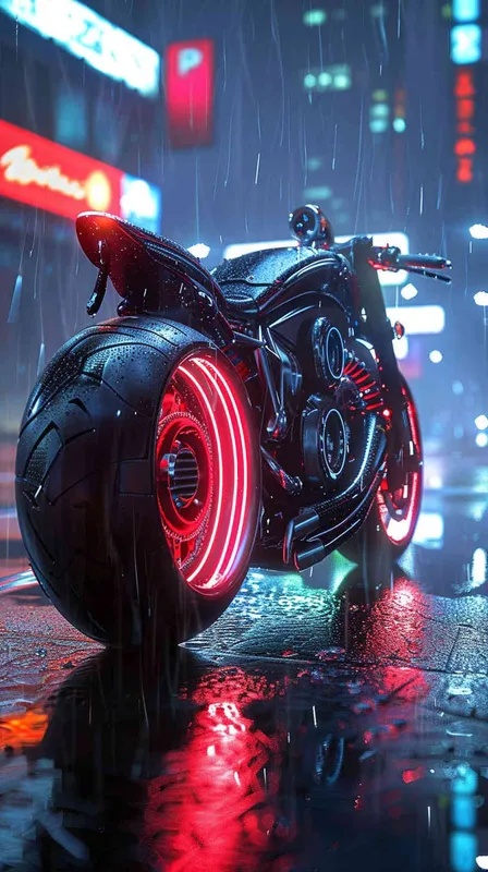 futuristic motorcycle concept inspired by Akira motorcycle - style3部分