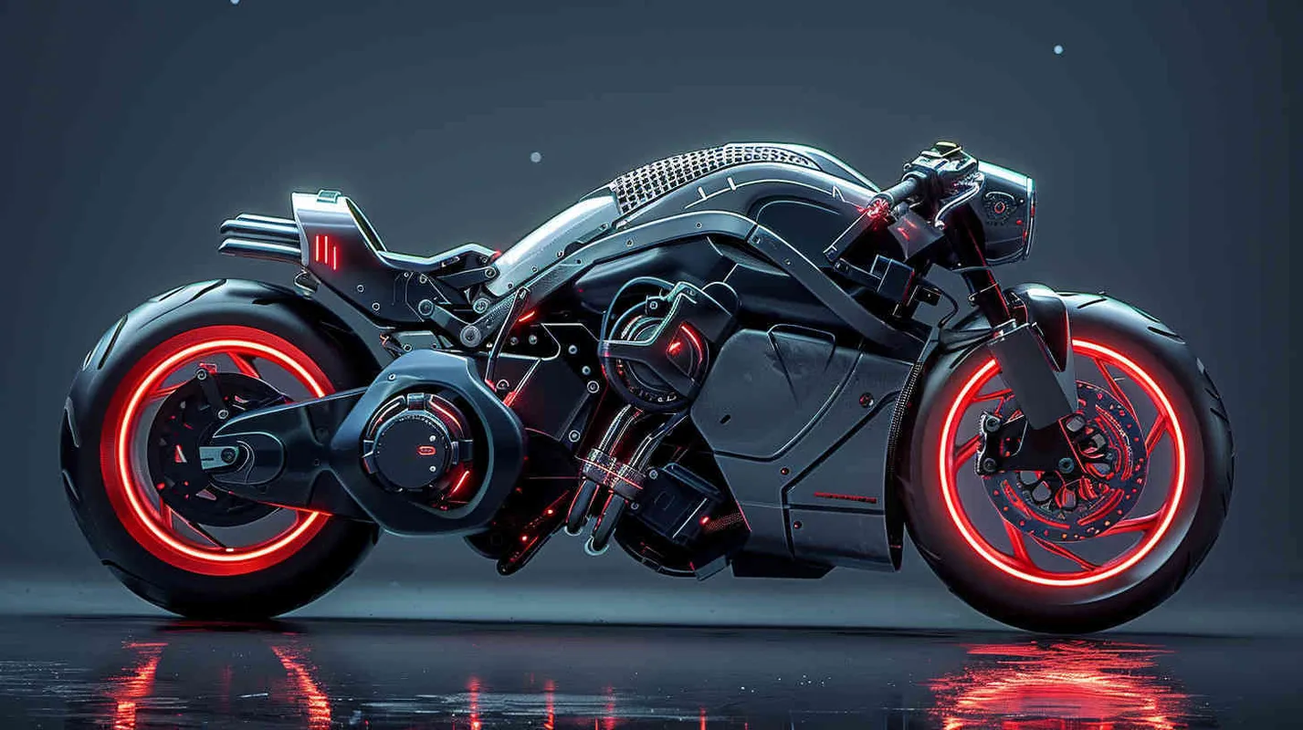 标志很醒目，logo是WIN3很酷很醒目futuristic motorcycle concept inspired by Akira motorcycle
 - style2部分