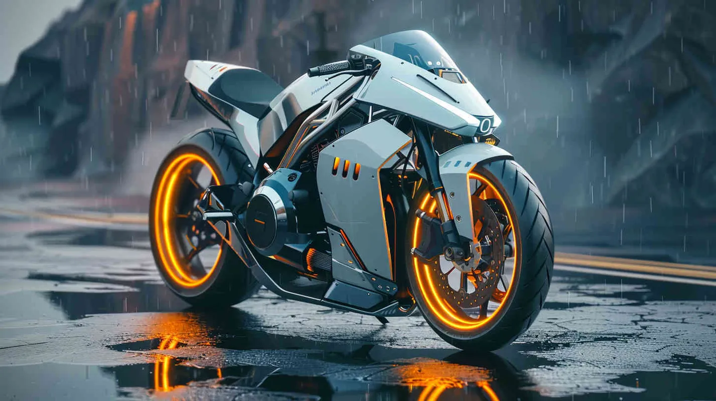 标志很醒目，logo是WIN3很酷很醒目futuristic motorcycle concept inspired by Akira motorcycle
 - style3部分
