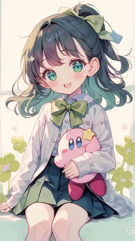 <https://s.mj.run/iNFVJ4iTIxI> ,anime style,A Girl in a school uniform, with a wavy ponytail, looks at the camera, with bright aqua eyes and a star Kirby doll in her arms, smiling–niji6 –iw1.2 – style4部分” class=”wp-image”/>
</figure>

</figure>
</p>


<h2 class=