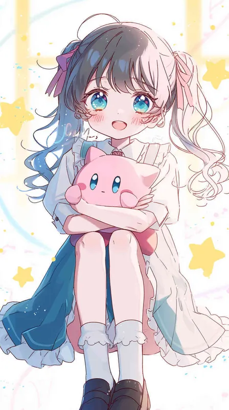 <https://s.mj.run/88j_SF8Kbvo> anime style,A Girl in a school uniform, with a wavy ponytail, looks at the camera, with bright aqua eyes and a star Kirby doll in her arms, smiling –ar 9:16 –niji 6 –iw 1.2 – style4部分” class=”wp-image”/>
</figure>

</figure>
</p>


<h2 class=