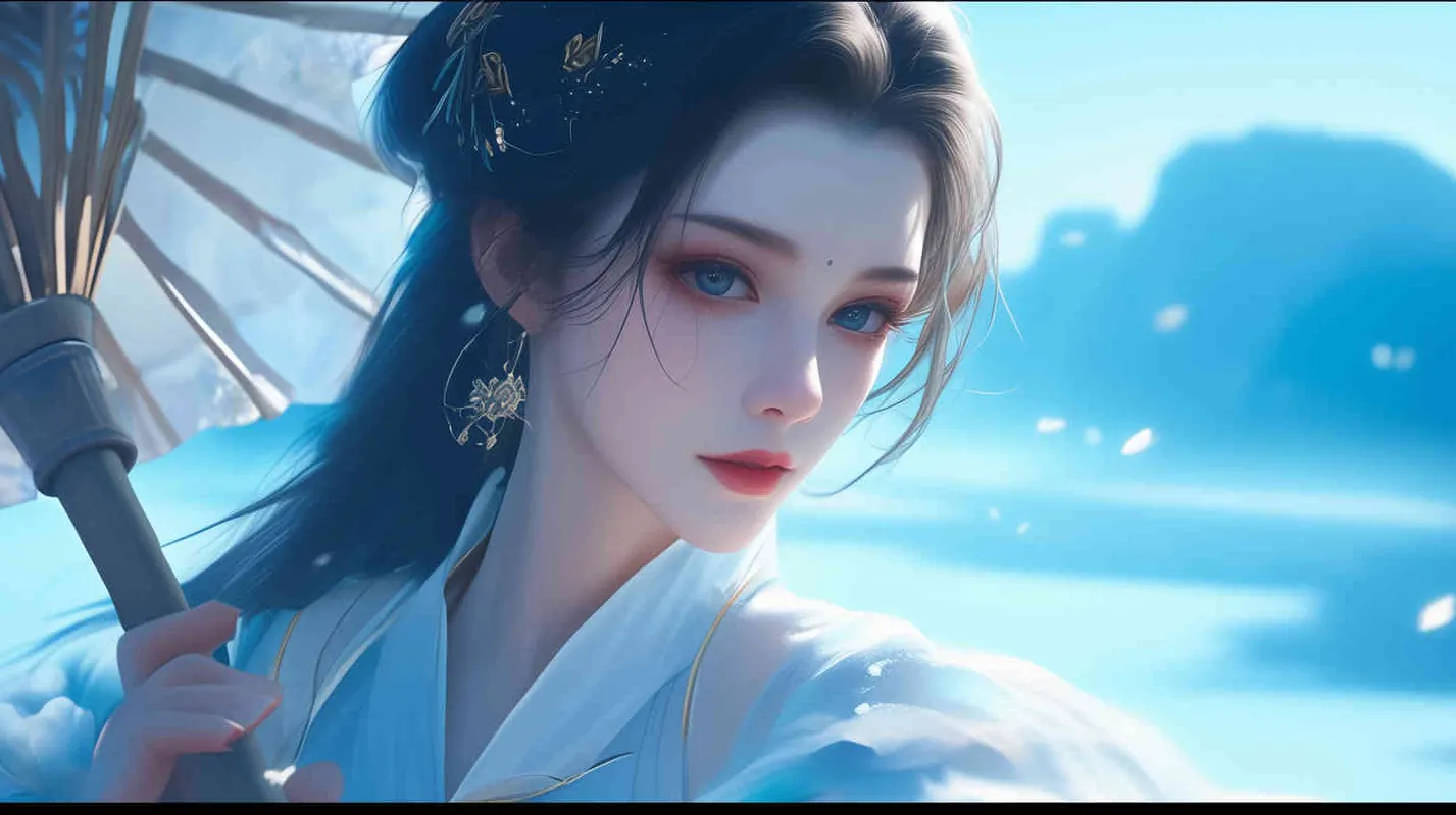 一位身高魁梧，浓眉大眼，头戴皇冠，身穿黄色长袍的英俊少年，手持轩辕宝剑。站在华夏的土地上 - style2部分