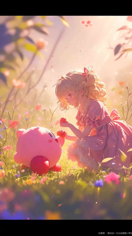 <https://s.mj.run/CSQwTDW_NPc> <https://s.mj.run/HuBcsgOdE9o> 一个可爱的女孩，穿着粉色的荷叶边连衣裙，有着一头金色的卷发，头发很多，跪坐在地上，她的面前有着一个可爱的星之卡比玩偶和她对视 –ar 9:16 –iw 1.2 – style1部分” class=”wp-image”/>
</figure>


<figure class=