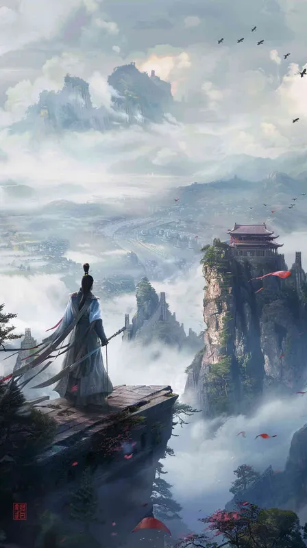 想象一幅古风浓郁的画面：春秋战国时代，天空阴云密布，远处的山峦若隐若现。在这壮丽的场景中，诸葛亮站在一座高高的战略台上，手持羽扇，目光远眺，仿佛在审视着三分天下的版图。他的身影显得冷静而坚定，体现出一位智者的沉着与远见。
四周是他的军队，旗帜飘扬，战士们气势如虹，展现出强大的军事力量。诸葛亮的智谋和策略，不仅巩固了蜀国的安稳，还在三国鼎立的局面中发挥了关键作用。整个画面充满了战争和谋略的氛围，同时也透露出一种历史的厚重感和英雄的悲壮美 - style4部分