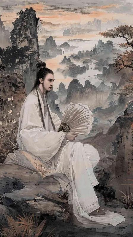 想象一幅充满沉思与忧愁的画面，晚霞映照下的古战场遗址，诸葛亮的幻影若隐若现，手执羽扇，眼含哀思。场景中的气氛显得沉重，彰显了诸葛亮去世后蜀汉的孤立无援和深深的遗憾。

在这幅画面中，远处的江山依旧壮丽，但已无昔日的光辉。蜀汉的将领们围坐于战图前，面色凝重，他们的眼神中透露出对未来的不确定和对过去的怀念。整个场景体现了诸葛亮对蜀汉未能统一三国的遗憾以及对吞吴的未竟之志。

这幅画不仅捕捉了历史的沧桑，也表达了对一位伟大智者遗憾和未竟事业的深刻感慨。 – AI绘画作品展示 | Midjourney中文版生成