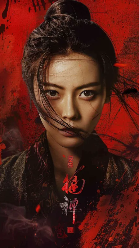 一幅关于中国演员汤唯的广告海报 - style2部分