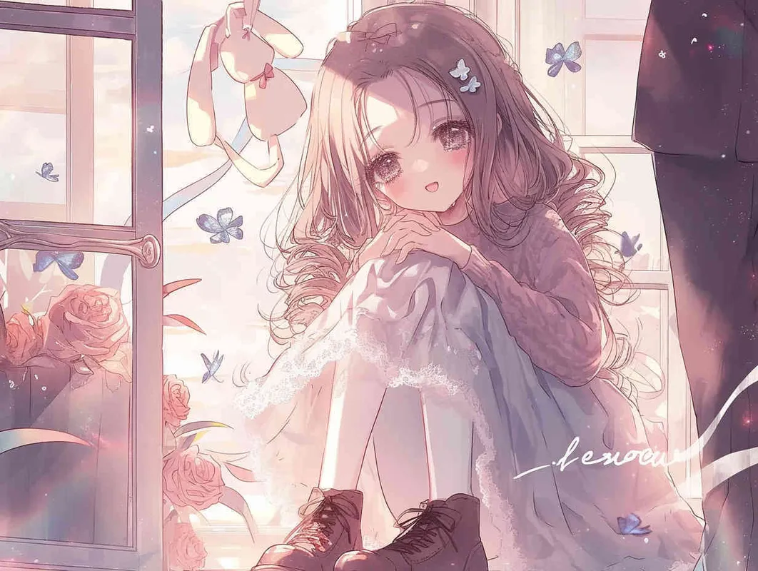<https://s.mj.run/HuBcsgOdE9o> <https://s.mj.run/CSQwTDW_NPc> <https://s.mj.run/cnGA7I608bk> girl, boy, sweater, lace-trimmed dress, white pantyhose, martin boots, ribbon, own hands clasped, yokozuwari, blurred background, Third-Person, Illustration, extremely detailed wallpaper, Japonism, manuscript, Japanese manga style, cartoon, anime style, comic, the best quality, brown hair, drill hair, joyful, Elegant, watery eyes —iw 1.2 – style2部分” class=”wp-image”/>
</figure>


<figure class=
