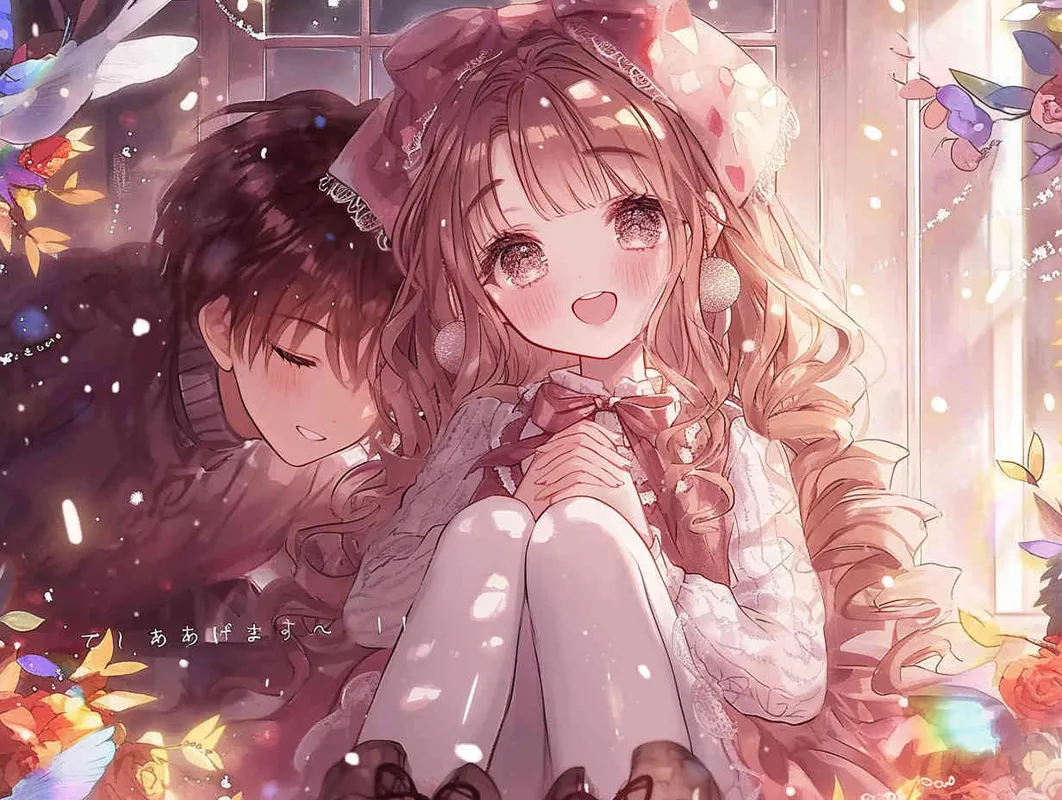 <https://s.mj.run/HuBcsgOdE9o> <https://s.mj.run/CSQwTDW_NPc> <https://s.mj.run/cnGA7I608bk> girl, boy, sweater, lace-trimmed dress, white pantyhose, martin boots, ribbon, own hands clasped, yokozuwari, blurred background, Third-Person, Illustration, extremely detailed wallpaper, Japonism, manuscript, Japanese manga style, cartoon, anime style, comic, the best quality, brown hair, drill hair, joyful, Elegant, watery eyes —iw 1.2 – style3部分” class=”wp-image”/>
</figure>


<figure class=