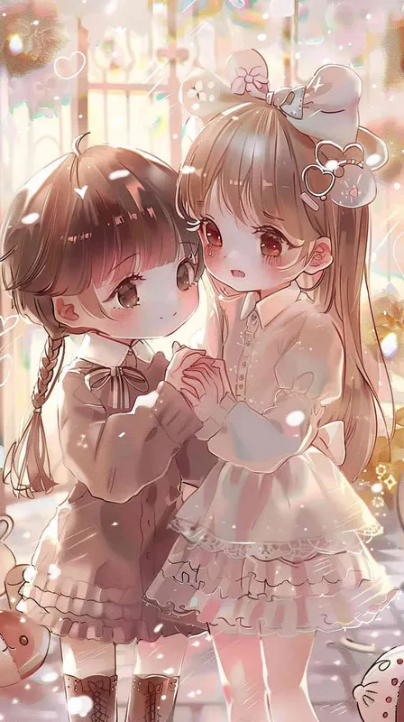 <https://s.mj.run/HuBcsgOdE9o> <https://s.mj.run/CSQwTDW_NPc> <https://s.mj.run/cnGA7I608bk>  cute chibi style!!!girl, boy, sweater, lace-trimmed dress, white pantyhose, martin boots, ribbon, own hands clasped, yokozuwari, blurred background, the best quality, brown hair, drill hair, joyful, Elegant, watery eyes – style2部分” class=”wp-image”/>
</figure>


<figure class=