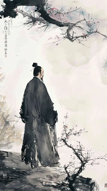 诗人高适一个人在路上无知己 - AI绘画作品展示 | Midjourney中文版生成