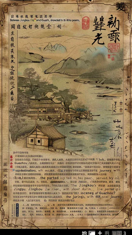京口瓜洲一水间
