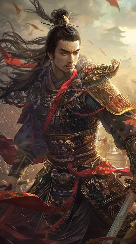 王安石背对镜头，静静地站在船尾，眺望着天际线，表情中带有坚定而深邃的思考 - style4部分