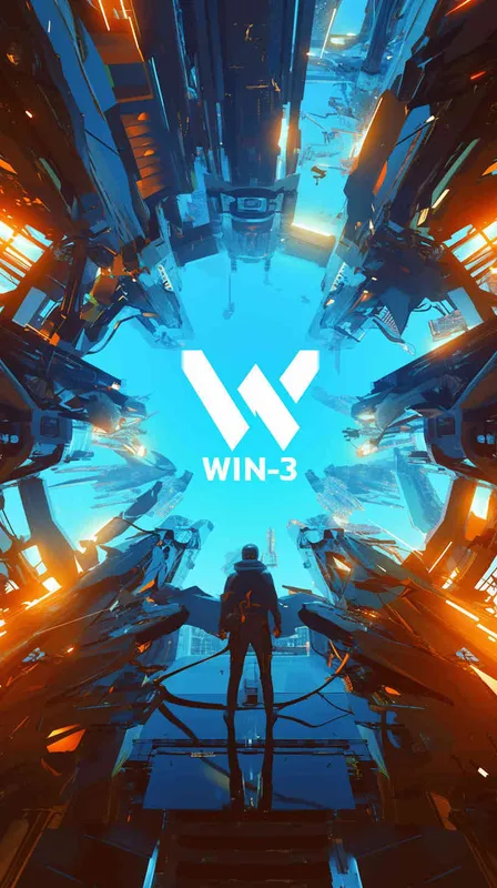 一张logo的设计图纸，图中间是一个很大的logo设计“WIN³”，周围是这个logo在不同交通工具上的草图，和细致，有机械和未来感 - style2部分