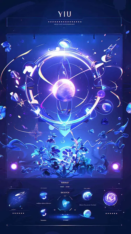 在一个未来科技风格的游戏中，设计师们创造了一个令人惊叹的游戏UI。整个界面充满了流线型的曲线和光斑效果，给人一种现代感和未来感。

游戏的主界面是一个华丽的虚拟控制面板，上面有各种功能按钮和交互元素。背景是一个宇宙空间的美丽星云，星星和行星在黑暗中闪烁，给人一种神秘感和无限可能。

在游戏中，角色的能力和状态信息以炫酷的图标和动画的形式呈现在屏幕的一侧。每个技能和属性都有独特的图标和颜色，使玩家可以轻松辨认和管理。

游戏中的地图界面是一个精美的3D地图，可以随意缩放和旋转。地图上标记着各种任务、商店和重要地点，玩家可以通过触摸或点击进行导航和交互。

游戏中还有一个社交界面，玩家可以通过它与其他玩家交流和合作。社交界面上显示着玩家的头像和名字，以及他们的好友列表和聊天记录。玩家可以通过社交界面发送消息、邀请好友和创建团队。

在游戏的战斗界面，设计师们运用了动态的特效和粒子效果来增强动作和战斗的视觉冲击力。技能按钮和血条等元素被巧妙地融入到战斗场景中，使玩家能够快速反应和操作。

整个游戏UI设计注重简洁和直观，同时又充满了科技感和艺术感。通过精心设计的图形元素、动画和交互效果，游戏UI能够提供舒适的游戏体验，并吸引玩家沉浸其中。 - style4部分