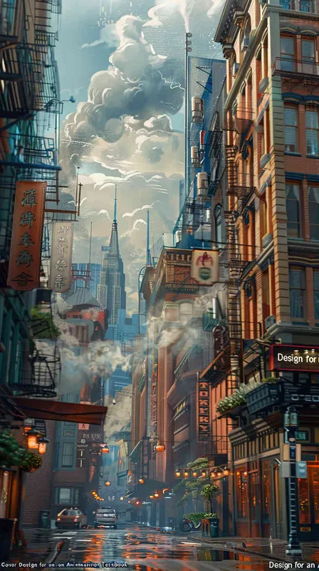 动画课本封面设计 - style2部分