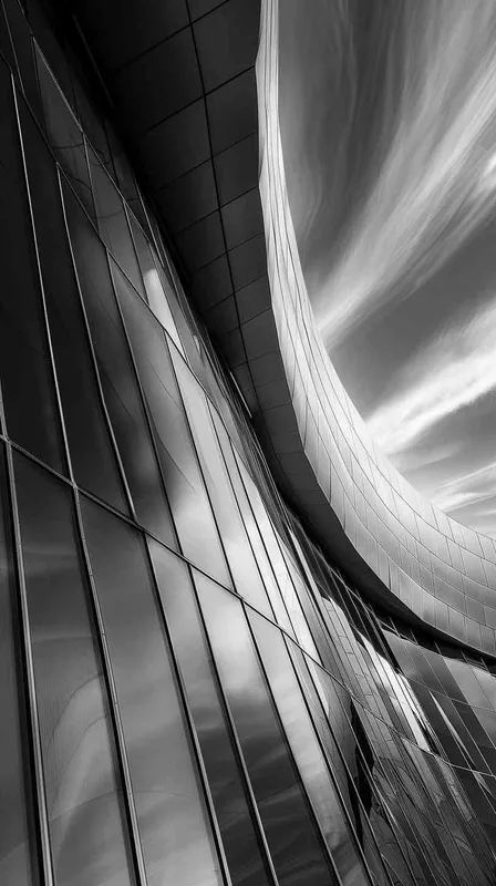 建筑摄影,展示建筑物和结构的设计之美 - AI绘画作品展示 | Midjourney中文版生成
