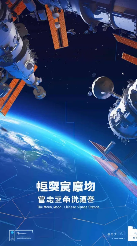 月球 中国宇航员 中国太空站 - style2部分