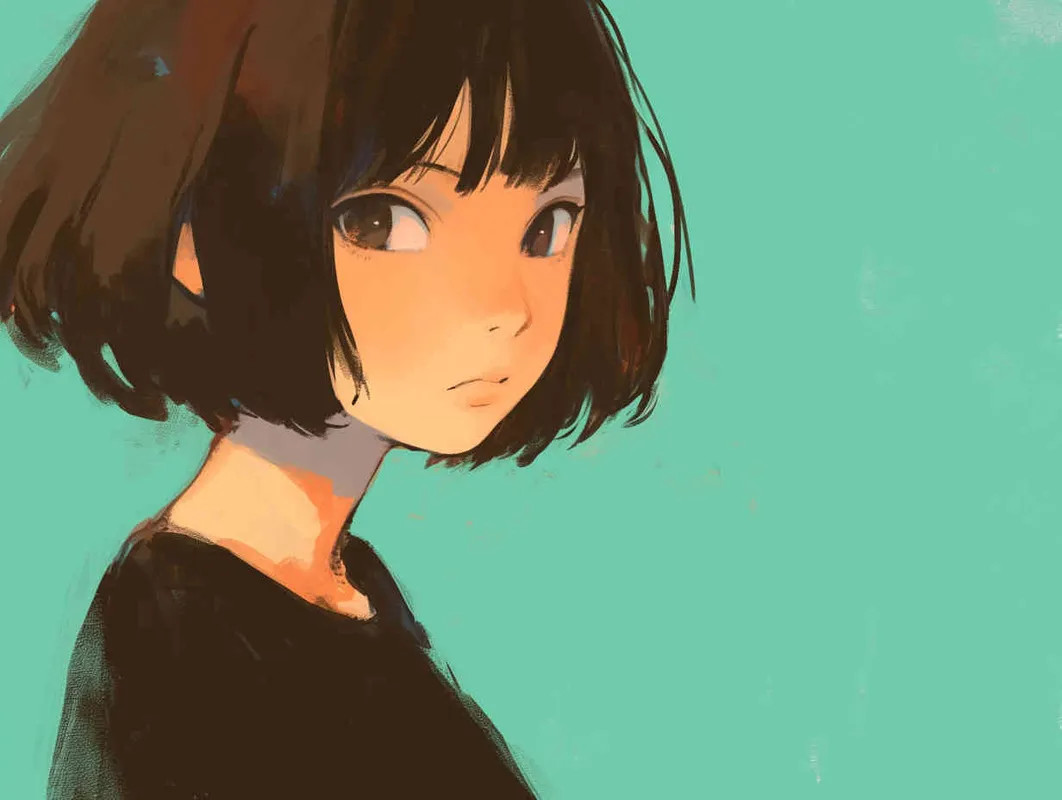 Hayao Miyazaki painting style， a girl - style3部分