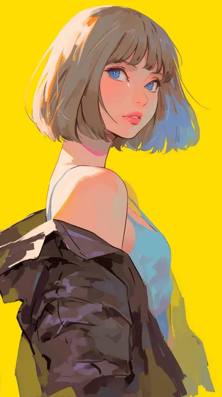 Retro illustration style, a girl – AI绘画作品展示 | Midjourney中文版生成
