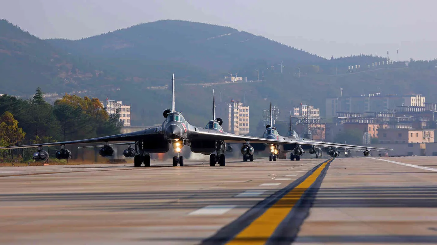 Chinese Air Force, various aircraft types, four station vehicles, Jinggangshan – AI绘画作品展示 | Midjourney中文版生成